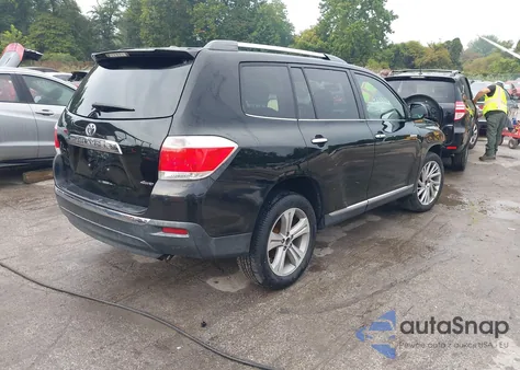 2013 Toyota Highlander Limited V6 z USA, uszkodzony, nr VIN 5TDDK3EH7DS218225